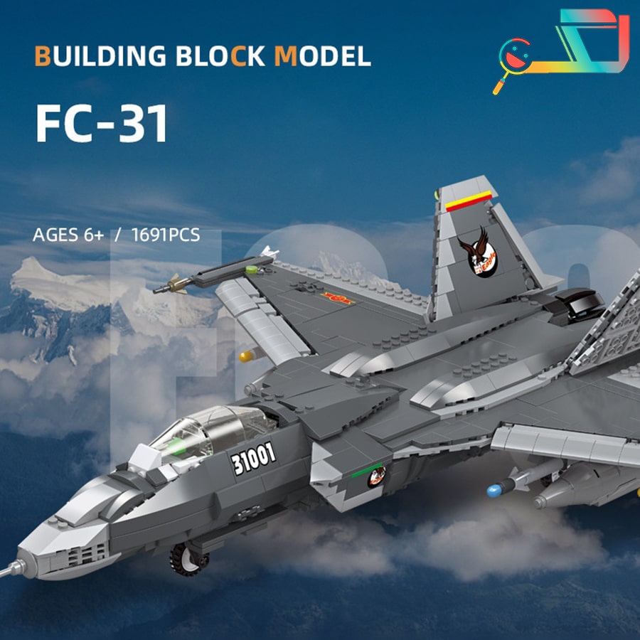 لگو جت جنگنده Fc-31 – کد 61051