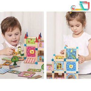 خانه چوبی ساختنی با وسایل – کد Q71