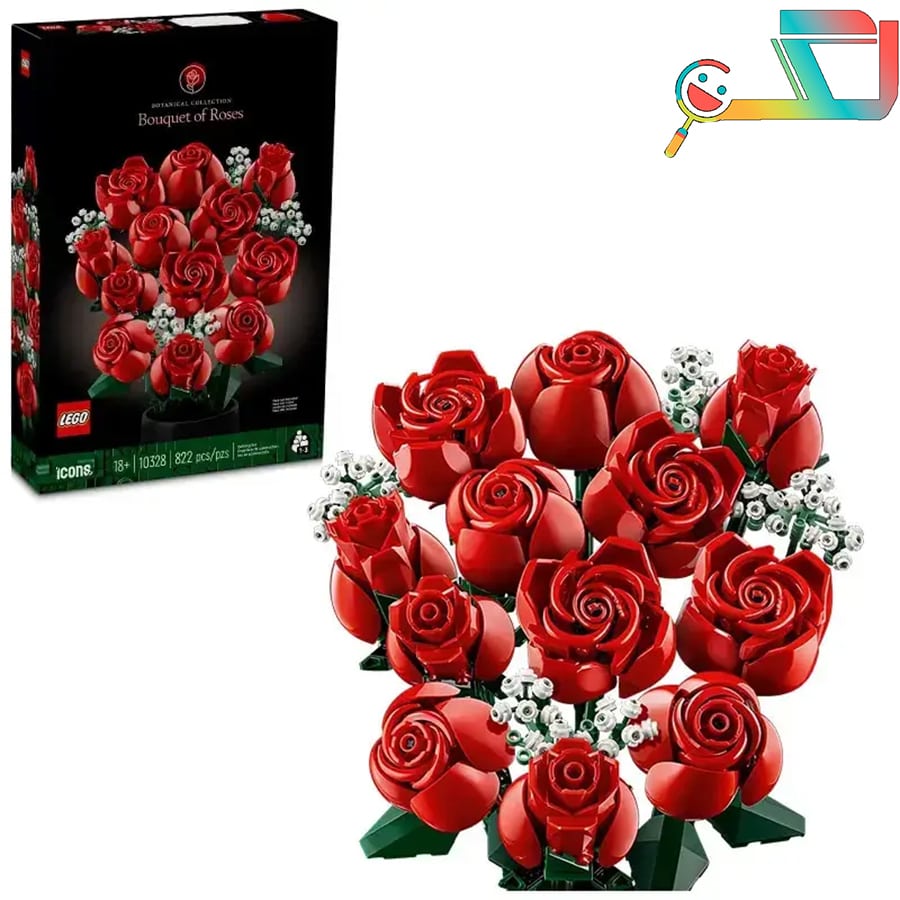 لگو دسته گل رز