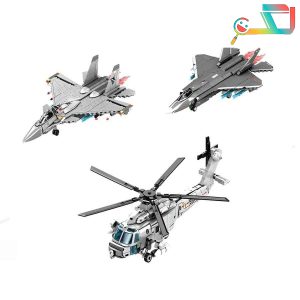 لگو هواپیما و هلیکوپتر جنگنده 1814 قطعه ای کد 202257