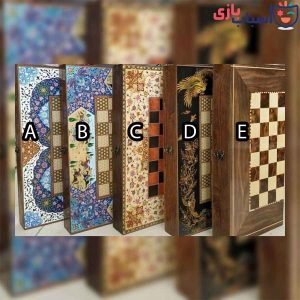 تخته نرد MDF ساده کد 150