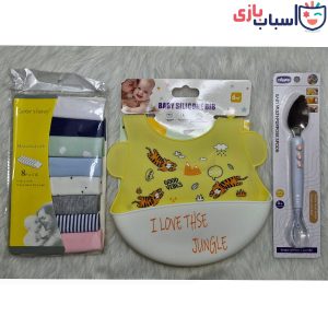 پک غذا خوری کودک سه تیکه طرح فانتزی