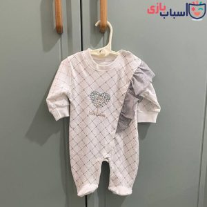 سرهمی آستین بلند نوزادی با طرح فانتزی کد 2022