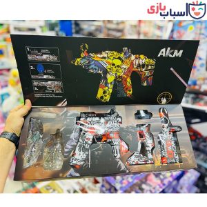 تفنگ تیر ژله ای شارژی AKM کد 416