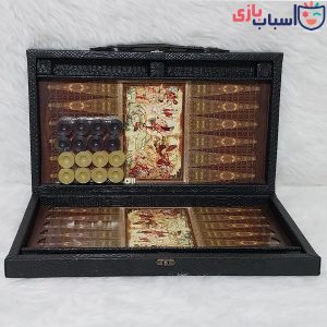 تخته نرد چوبی MDF چرمی کیفی کد 141