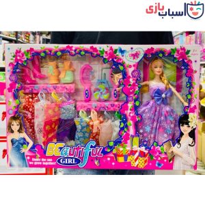 عروسک باربی تک جعبه با وسایل 050