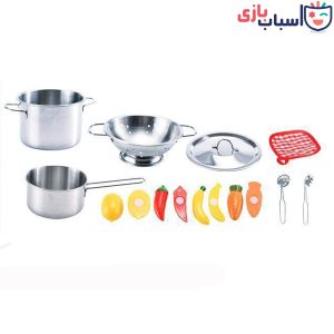 اسباب بازی ست قابلمه استیل با میوه 4_2020