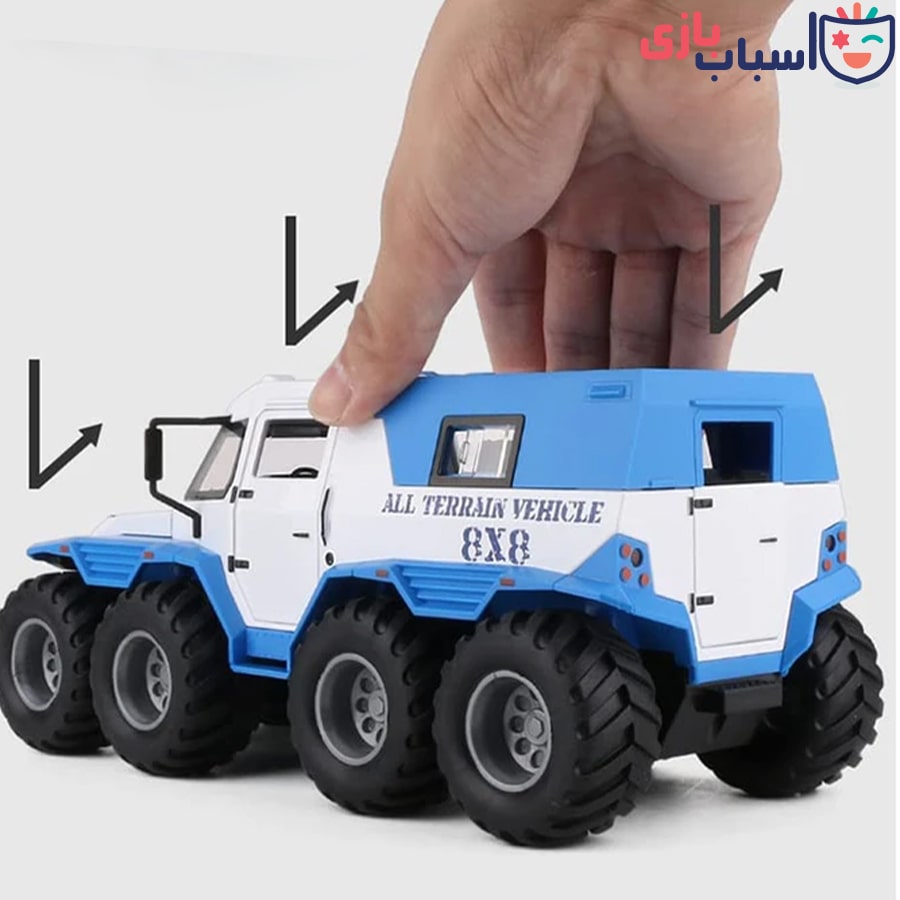 ماشین فلزی ضد شورش 8 چرخ 24212 - Image 6