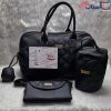 ساک نوزادی 4 تیکه چرم مدل M&Y کد 1001