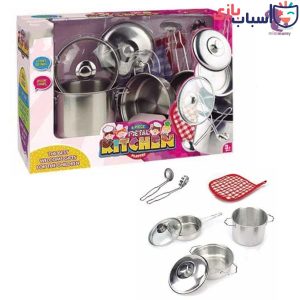 ست قابلمه استیل اسباب بازی 1818-4