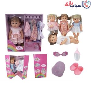 عروسک بی برن کمدی با 4دست لباس اضافه کد9_322013