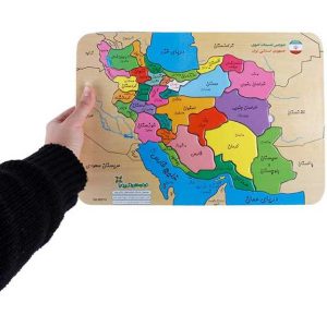 Alternative view of پازل چوبی نقشه ایران