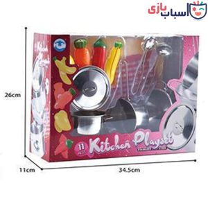 Alternative view of اسباب بازی ست قابلمه استیل با میوه 4_2020