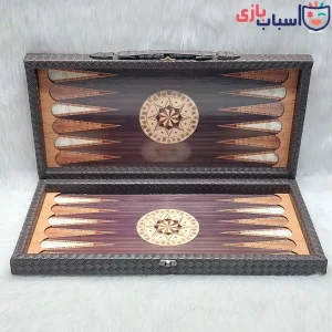 تخته نرد چوبی MDF چرمی ساده کد 164