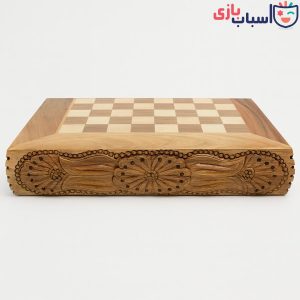 Alternative view of تخته نرد چوبی ریشه گردو طرح شفره