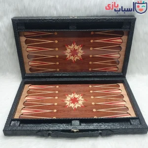 تخته نرد چوبی MDF چرمی کیفی کد 155