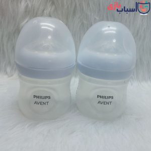 شیشه شیر اونت 125 میل 2 عددی فیلیپس PHILIPS مدل AVENT ساده کد 02_900