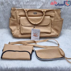 کیف نوزاد 3 تیکه چرم مدل M&Y کد 1003