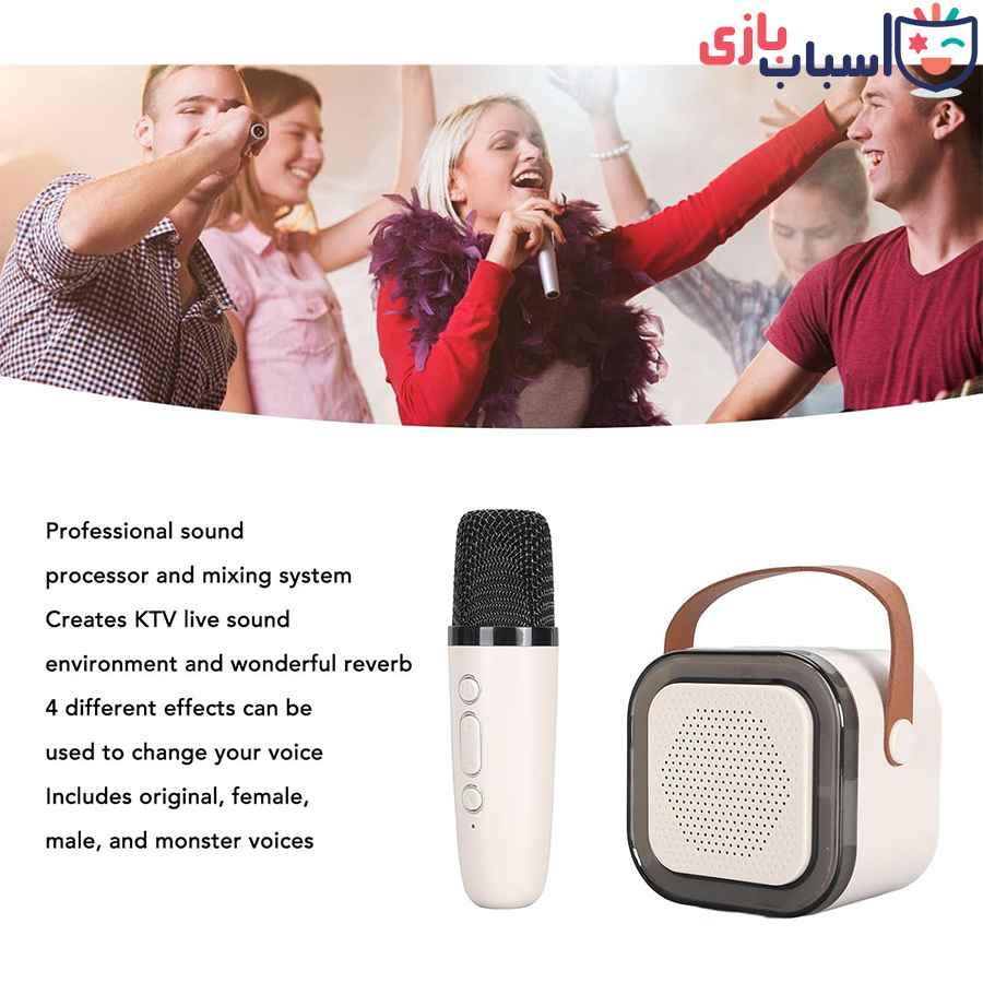 اسپیکر شارژی با یک میکروفون K12 - Image 6