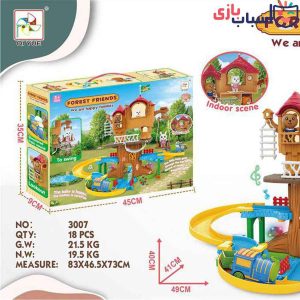 Alternative view of قطار اسباب بازی باتری خور جنگلی 3007