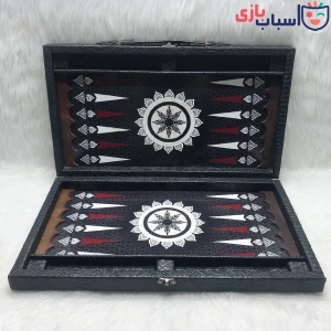 تخته نرد چوبی MDF چرمی کیفی کد 128
