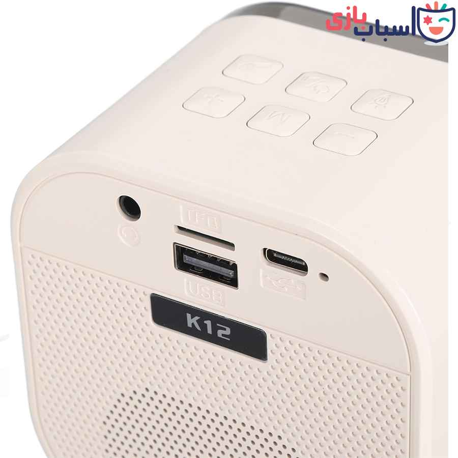 اسپیکر شارژی با یک میکروفون K12 - Image 2