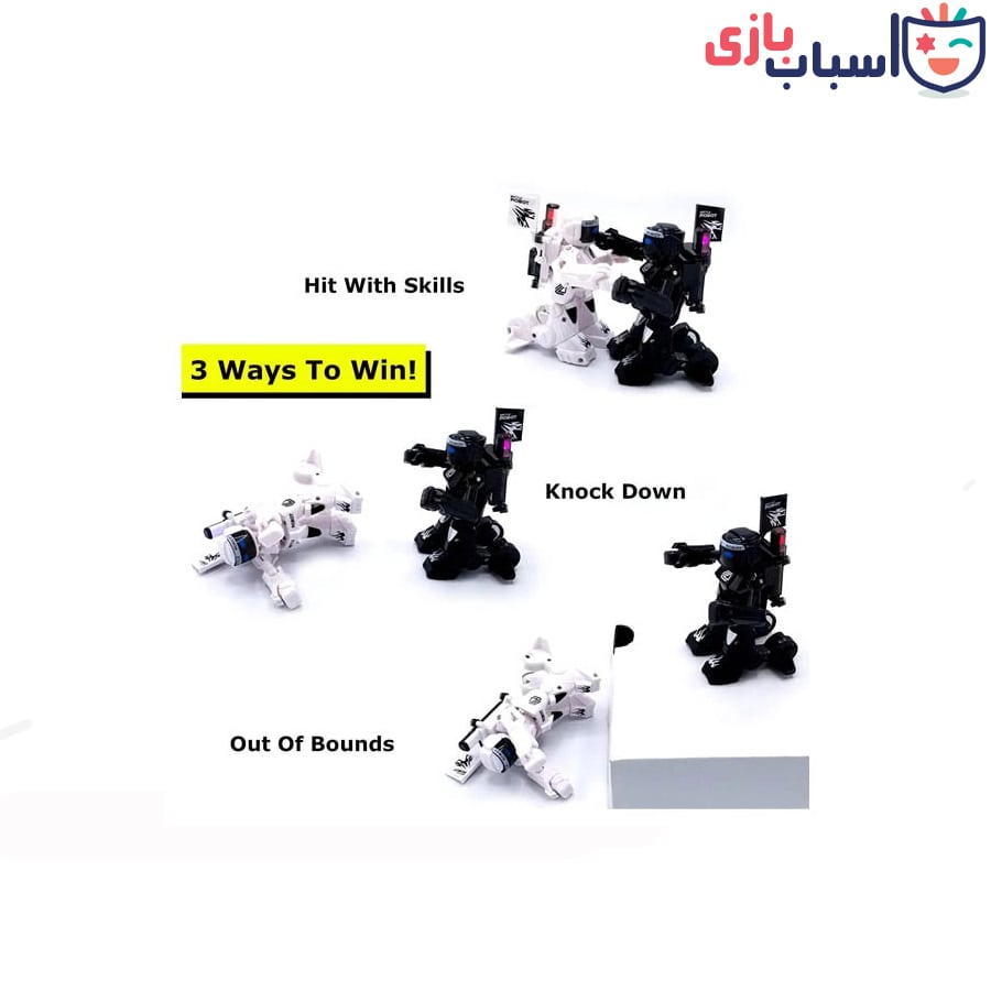 ربات کنترلی جنگجو شارژی 2 عددی 615_777 - Image 11