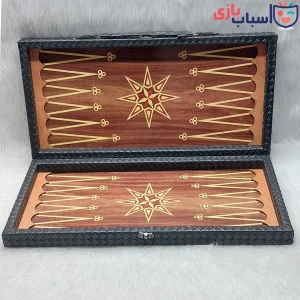 تخته نرد چوبی MDF چرمی ساده کد 167