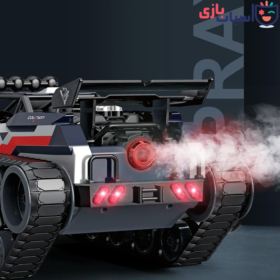 اسباب بازی ماشین کنترلی تانک شارژی دودزا 2063 - Image 8
