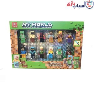 مینی فیگور 12تایی ماینکرافت 33100