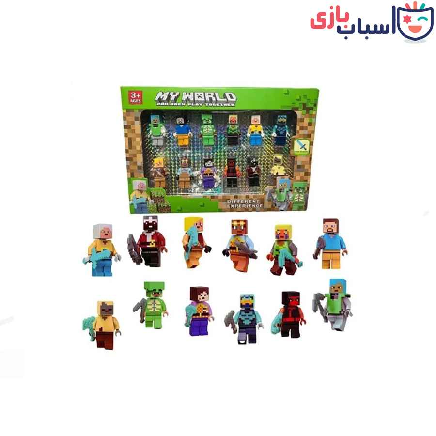 مینی فیگور 12تایی ماینکرافت 33100 - Image 4