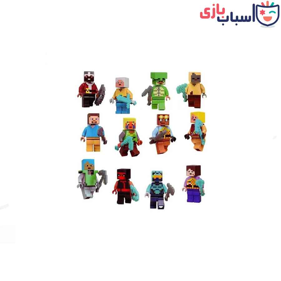 مینی فیگور 12تایی ماینکرافت 33100 - Image 3