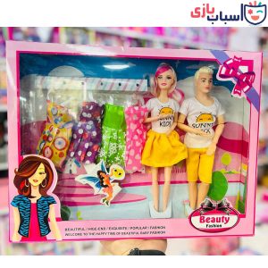 عروسک باربی زن و مرد با لباس 1041