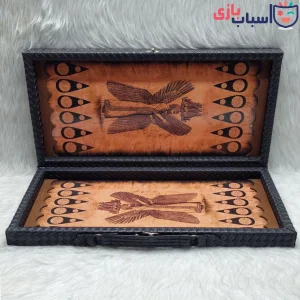 تخته نرد چرمی ساده کد 156